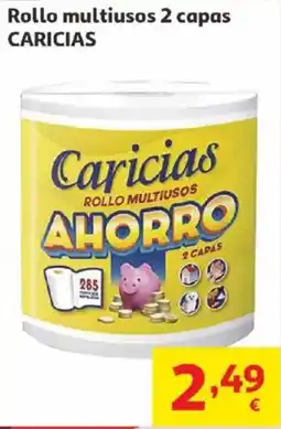 Alcampo CARICIAS Rollo multiusos 2 capas oferta