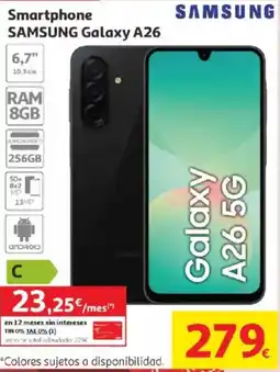 Alcampo SAMSUNG Smartphone Galaxy A26 oferta