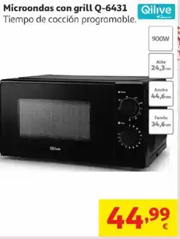 Alcampo QILIVE Microondas con grill Q-6431 oferta