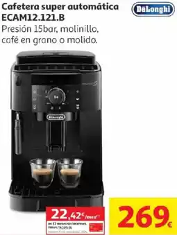 Alcampo DELONGHI Cafetera super automática ECAM12.121.B oferta