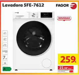 Alcampo FAGOR Lavadora 5FE-7612 oferta