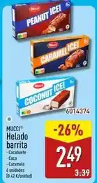 ALDI Mucci - helado barrita oferta