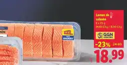 Lidl Lomos de salmón oferta