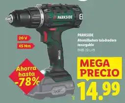 Lidl Parkside - atornilladora taladradora recargable oferta