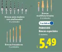 Lidl Parkside - brocas especiales oferta
