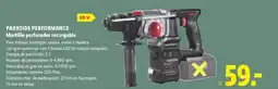 Lidl Parkside - performance martillo perforador recargable oferta