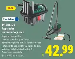Lidl Parkside - aspirador en humedo y seco oferta