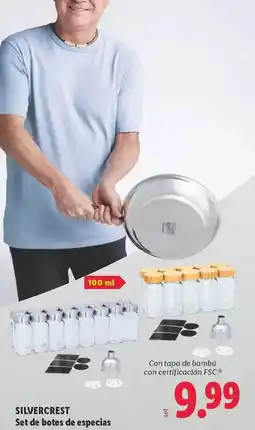 Lidl Silvercrest - set de botes de especias oferta