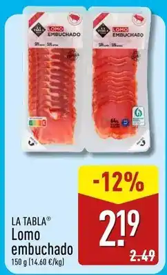 ALDI Lomo embuchado oferta
