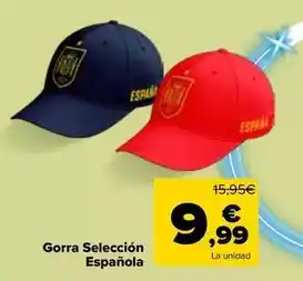 Gorra seleccion espanola