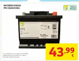 Alcampo Baterías pouce pp2 35ah/330a oferta