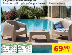 Alcampo Conjunto apilable Lounge Nara oferta