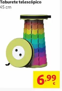 Alcampo Taburete telescópico oferta