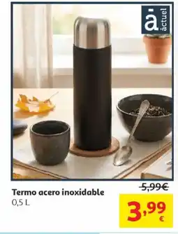 Alcampo Termo acero inoxidable oferta