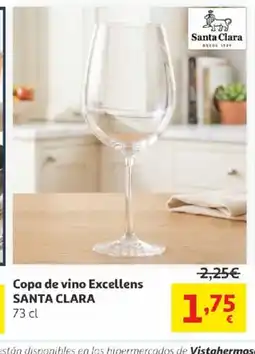 Alcampo Copa de vino excellens santa clara oferta
