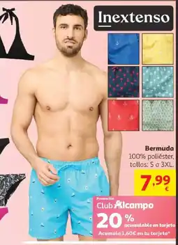 Alcampo INEXTENSO Bermuda oferta