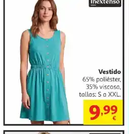Alcampo INEXTENSO Vestido oferta