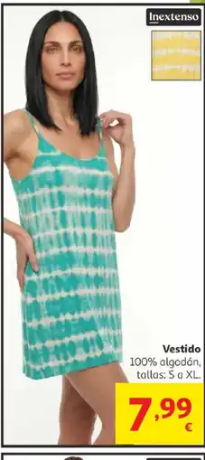 Alcampo INEXTENSO Vestido oferta