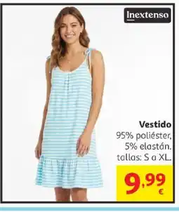 Alcampo INEXTENSO Vestido oferta