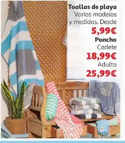 Alcampo Toallas de playa oferta