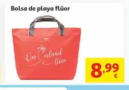 Alcampo Bolsa de playa flúor oferta