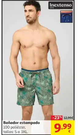 Alcampo INEXTENSO Bañador estampado oferta