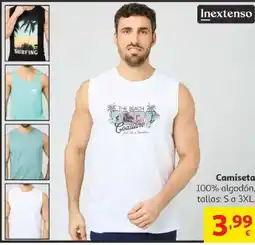 Alcampo INEXTENSO Camiseta oferta