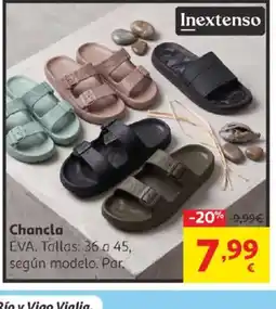 Alcampo INEXTENSO Chancla oferta