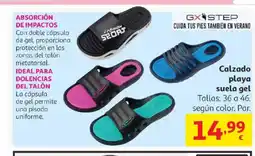Alcampo Calzado playa suela gel oferta
