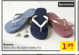 Alcampo INEXTENSO Romana oferta