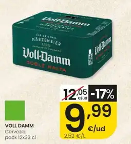 Eroski VOLL DAMM Cerveza oferta