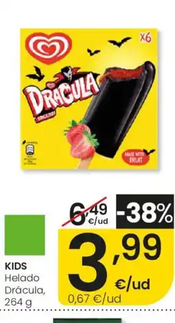 Eroski KIDS Helado Drácula, 264 oferta