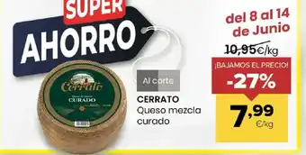 Autoservicios Familia CERRATO Queso mezcla curado oferta
