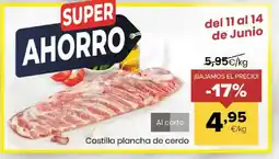Autoservicios Familia Costilla plancha de cerdo oferta