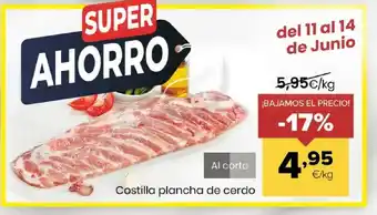 Autoservicios Familia Costilla plancha de cerdo oferta