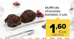 Autoservicios Familia Muffin de chocolate bombón, 2 uds oferta