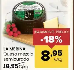 Autoservicios Familia LA MERINA Queso mezcla semicurado oferta