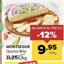 Autoservicios Familia MONTSEGUR Queso Brie oferta