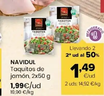 Autoservicios Familia NAVIDUL Taquitos de jamón oferta