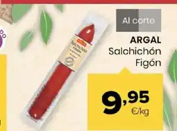 Autoservicios Familia ARGAL Salchichón Figón oferta