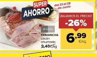 Autoservicios Familia FRIMANCHA Lacón ahumado oferta