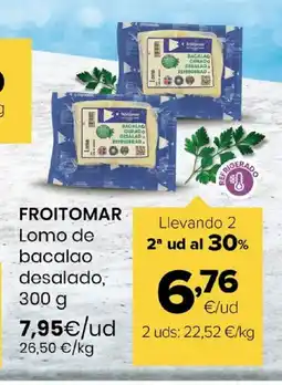 Autoservicios Familia FROITOMAR Lomo de bacalao desalado oferta