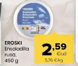 Autoservicios Familia EROSKI Ensaladilla rusa oferta