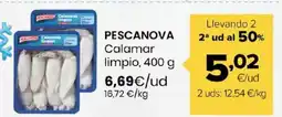 Autoservicios Familia PESCANOVA Calamar limpio oferta