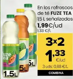 Autoservicios Familia FUZE TEA En los refrescos de té oferta
