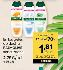 Autoservicios Familia PALMOLIVE En los geles de ducha oferta