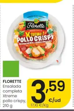 Aliprox FLORETTE Ensalada completa Xtreme pollo crispy oferta