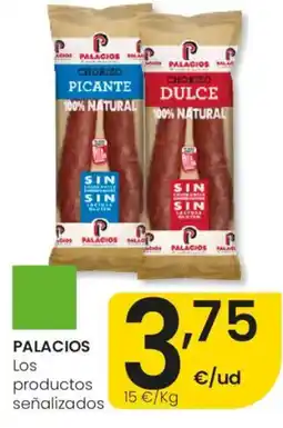 Aliprox PALACIOS Los productos señalizados oferta