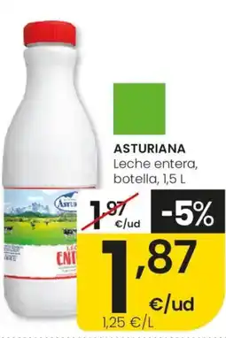 Aliprox ASTURIANA Leche entera, botella oferta
