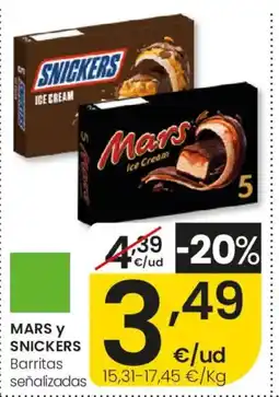 Aliprox MARS Y SNICKERS Barritas oferta